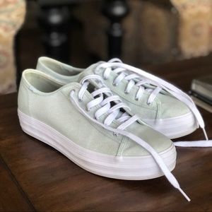 KEDS Iridescent Triple Kick sneakers - EUC
